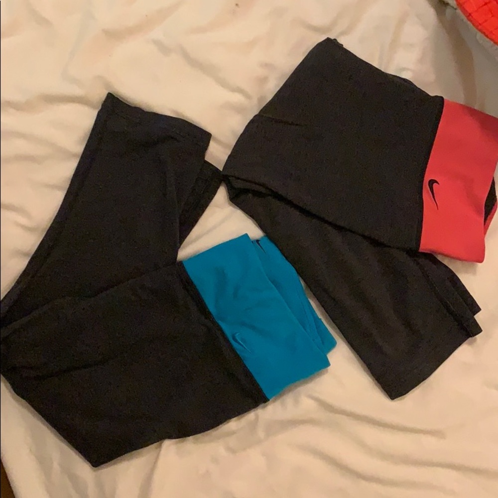 Bundle of Nike Dri-fit capri  tights/leggings